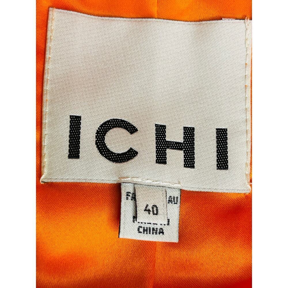 Anthropologie ICHI IHELISO JA Bomber Jacket size 38 Orange Full zip unisex - Picture 6 of 13